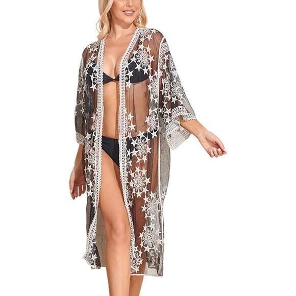 Womens Swimsuit Cover Up  Bathing Suit Bikini Long Beach Dress - Picture 1 of 6